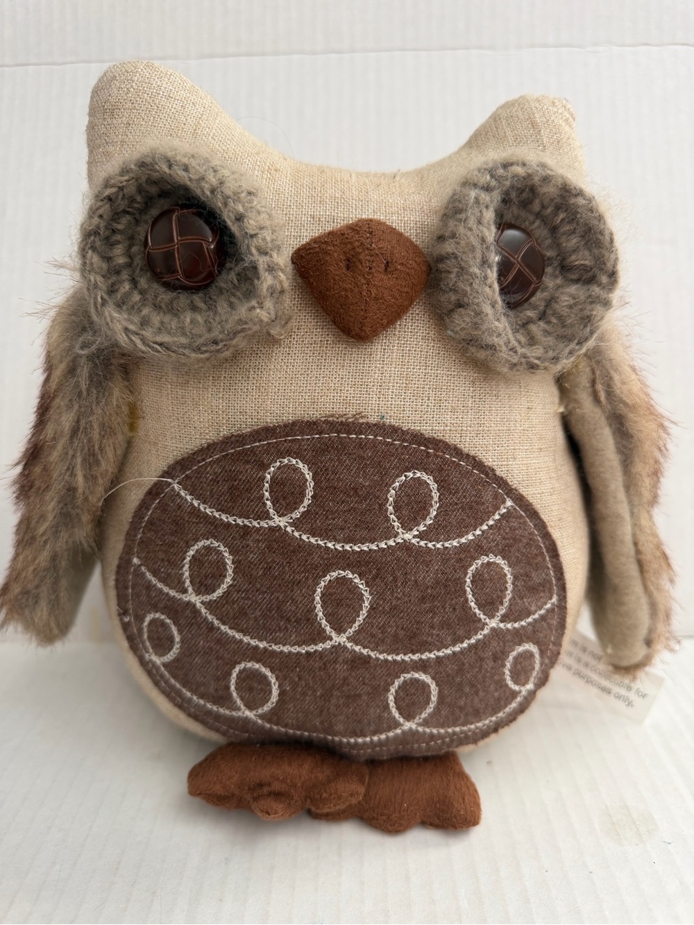 Weighted Owl Decorative Accent Pillow